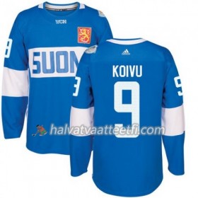 Suomi Pelipaita Mikko Koivu 9 Jääkiekon maailmancupin 2016 Sininen Premier Paita